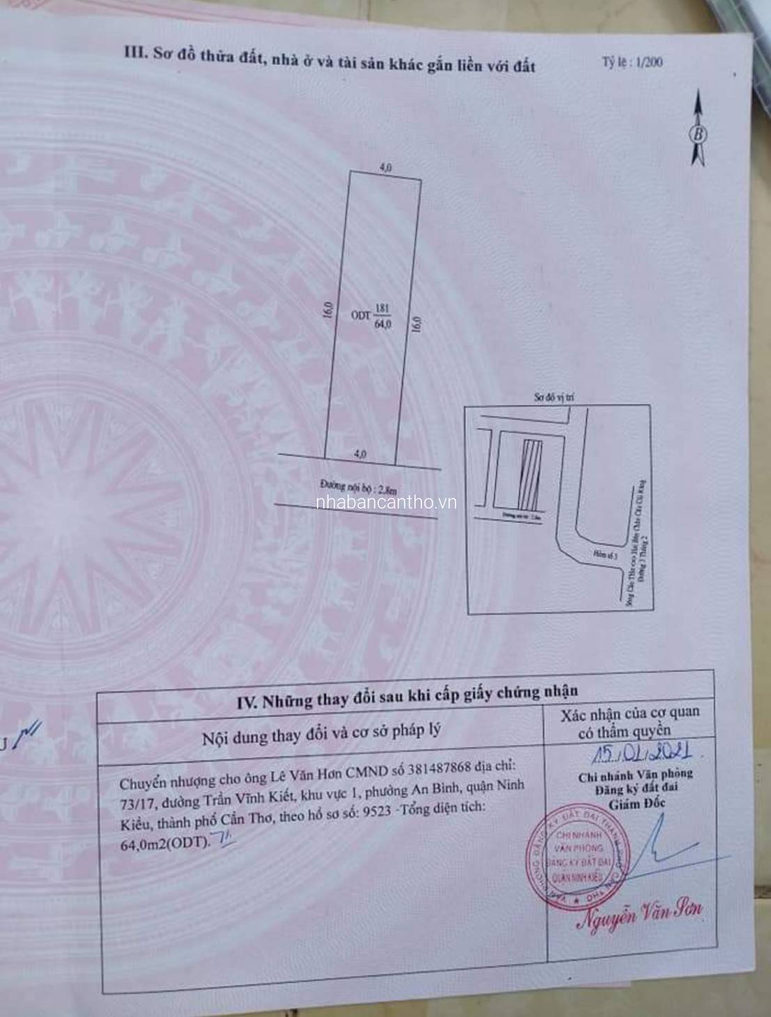 BÁN LỔ NHÀ HẺM 1 TRẦN VĨNH KIẾT CHỈ 1 TỶ 800