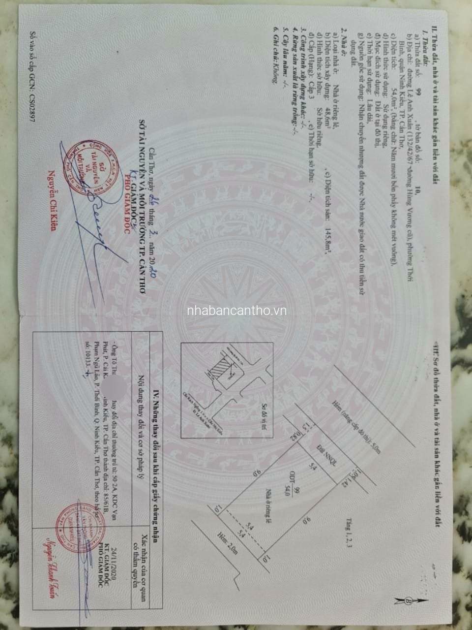NHÀ 2 LẦU OTO ĐẬU TRONG NHÀ-TRUNG TÂM CẦN THƠ