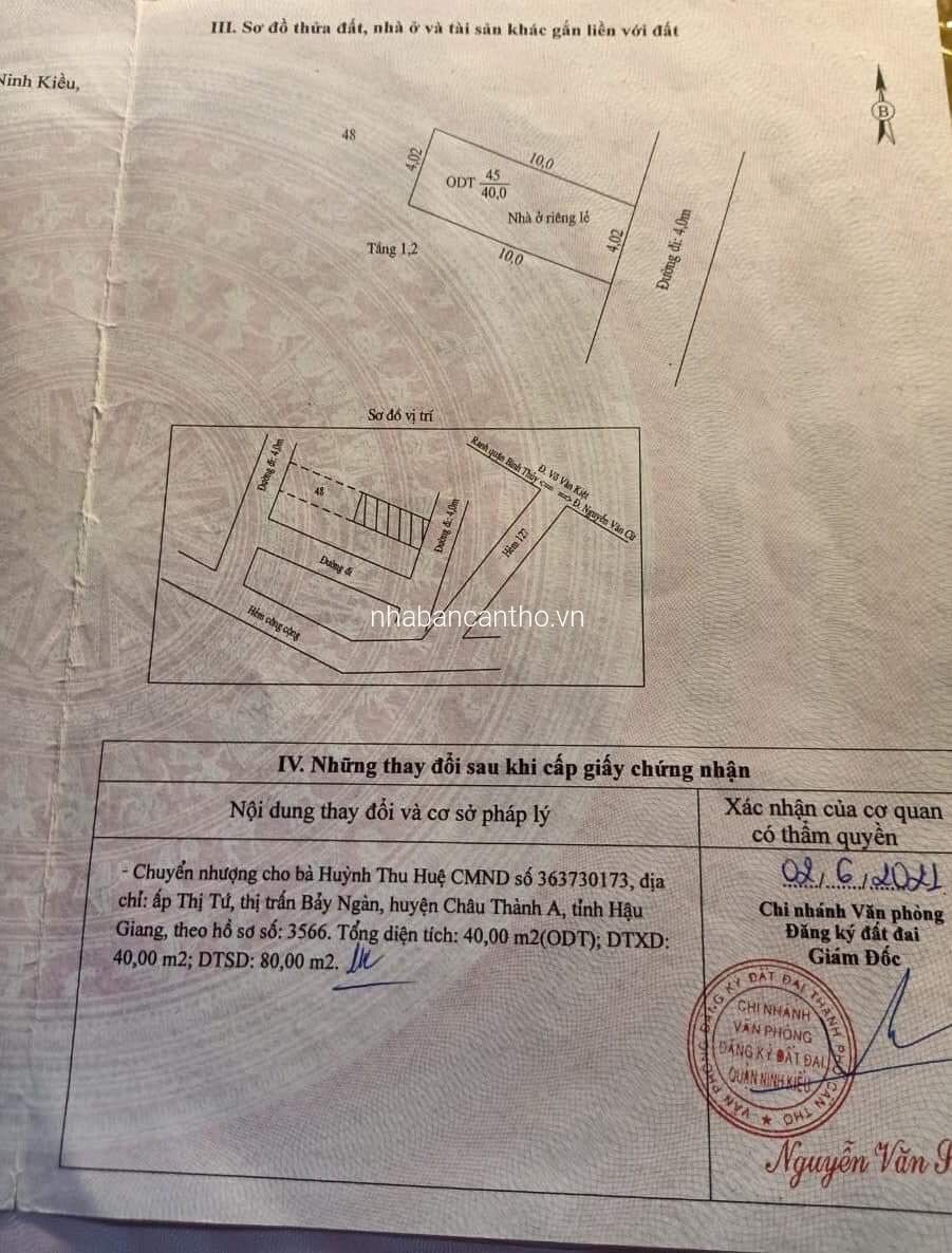 GIẢM 120 TRIỆU BÁN NHANH NHÀ TRỆT LẦU P.AN HOÀ NINH KIỀU