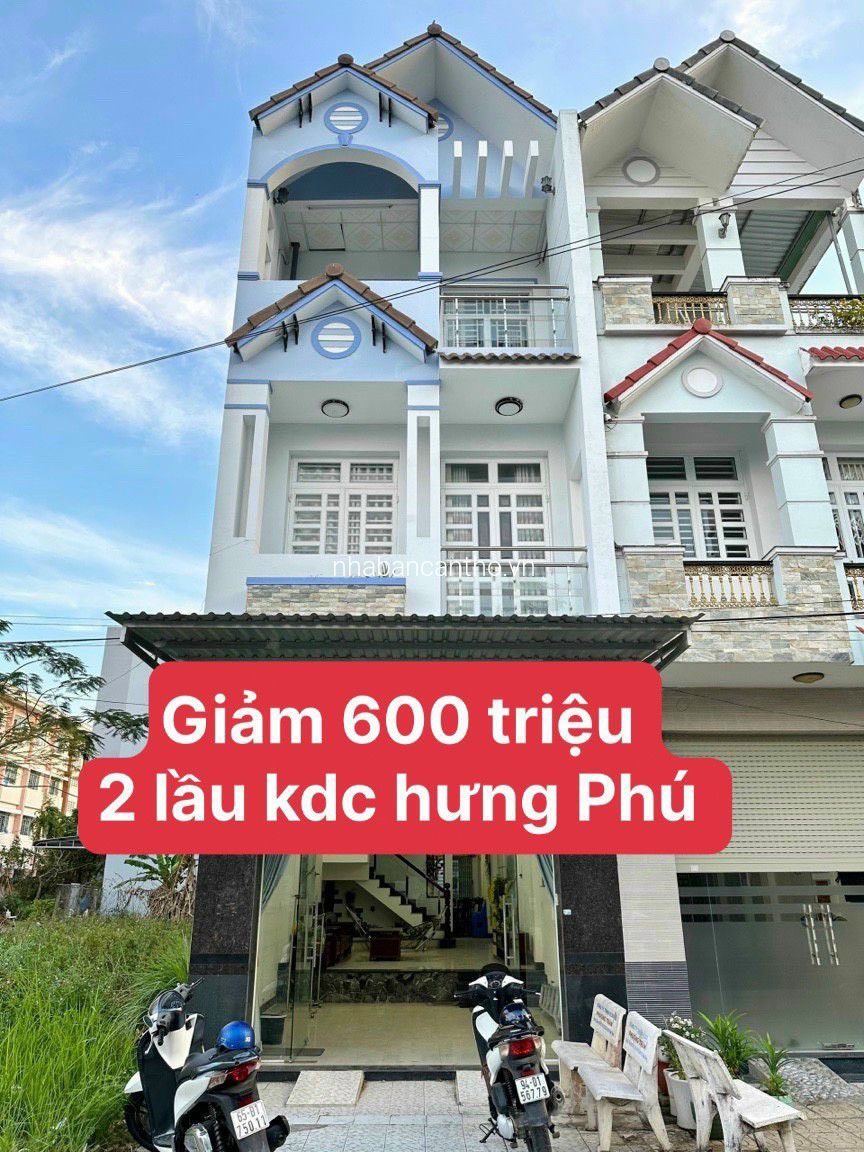 Bán nhà 2 lầu kiên cố đường Hoàng Thế Thiện ( Đường B7 ) KDC Hưng Phú, THCT