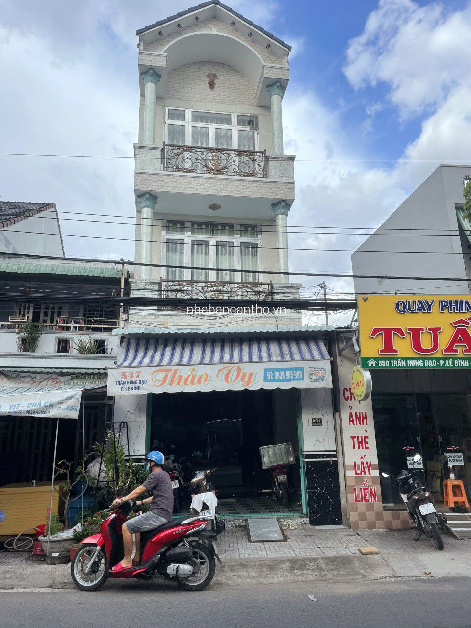 Bán nhà mặt tiền đường trần hưng đạo cách chợ cái răng 30m giá 7.5 tỷ 