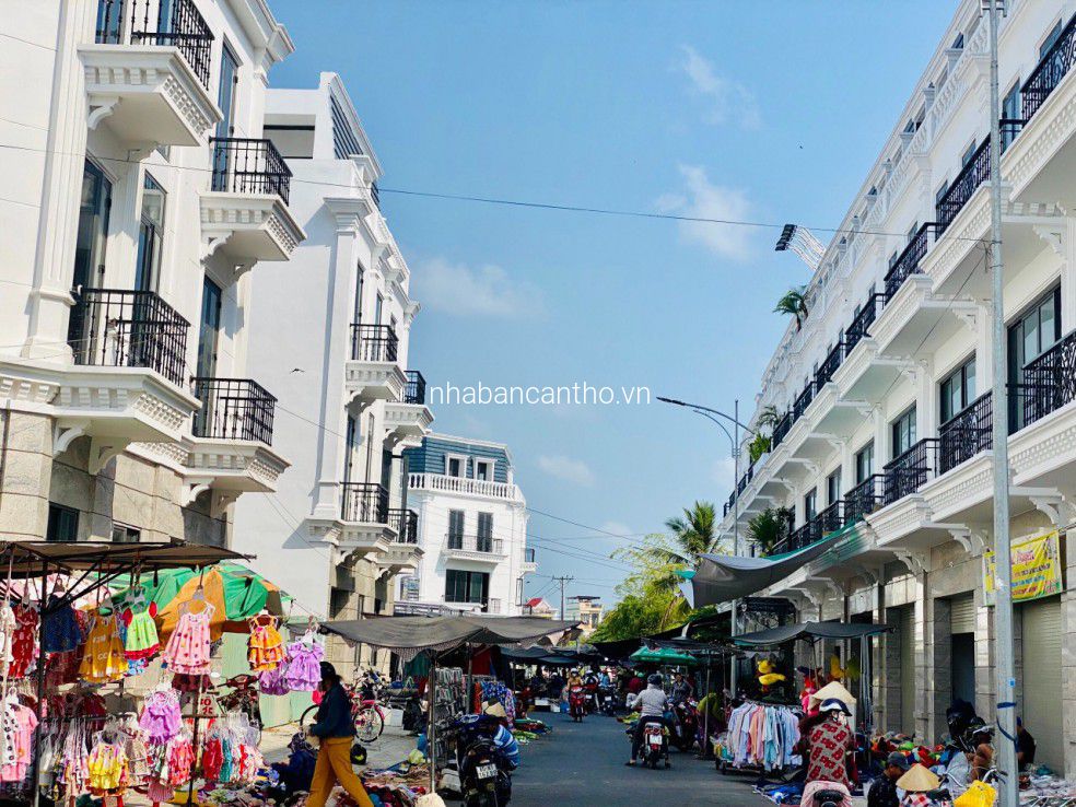 Nhà mặt tiền chợ Thới Lai Kinh Doanh Hỗ trợ vay lãi suất