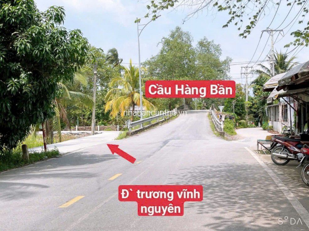 Nền Rộng Đẹp 2mặt tiền - Phú Thứ - Cái Răng, Cách Cầu Hàng Bần Trương Vĩnh Nguyên 200m